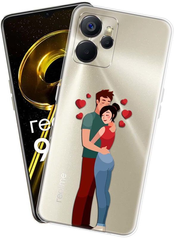 Fashionury Back Cover for realme 9i 5g  (Multicolor, Grip Case, Silicon, Pack of: 1)