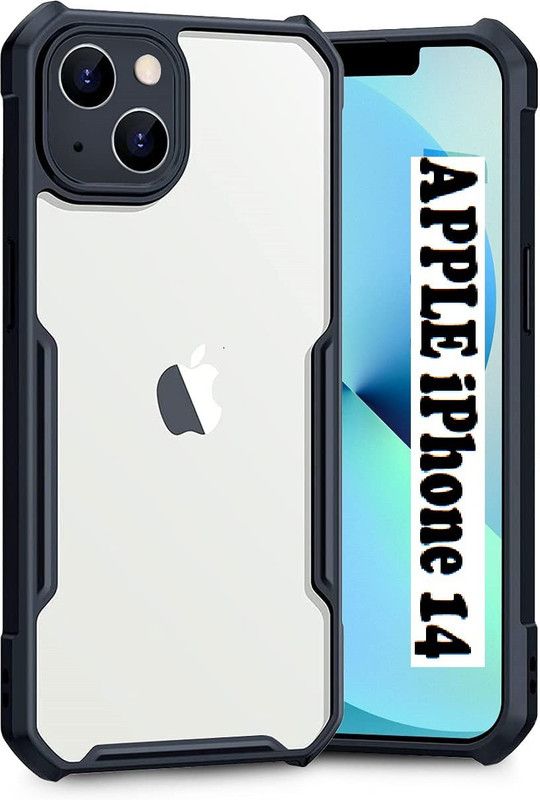 CaseTOcase Back Cover for Apple iPhone 14  (Black, Camera Bump Protector, Pack of: 1)