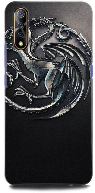 ORBIQE Back Cover for Vivo Z1x 1917 GAMEOFTHRONES, STARK, WINTER, WINTER IS COMING  (Multicolor, Hard Case, Pack of: 1)