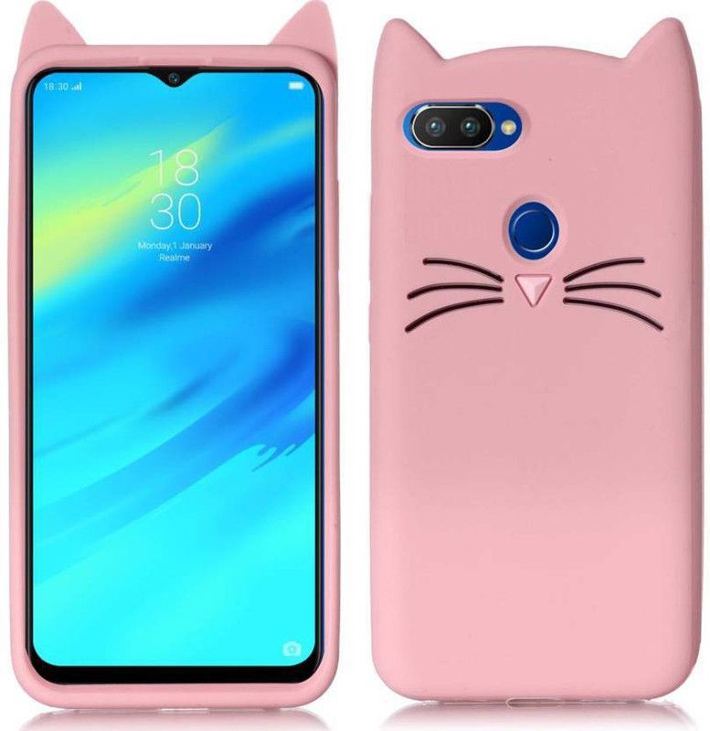 AmericHome Back Cover for OPPO F9 Pro  (Pink, Shock Proof, Pack of: 1)