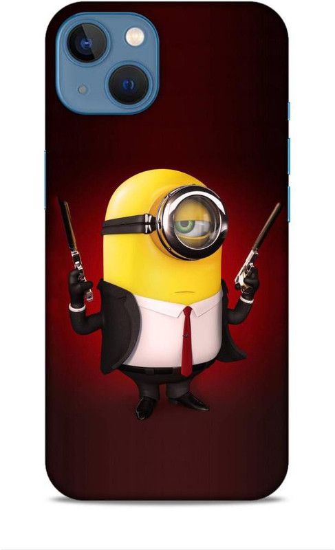 Printastic Back Cover for Apple iPhone 13  (Maroon, Yellow)