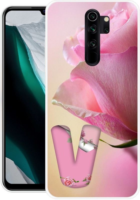 BLUEBUG Back Cover for Redmi Note 8 Pro  (Pink, Beige, Grip Case, Silicon, Pack of: 1)