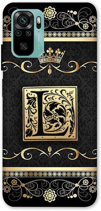 JAIBHAGWAN Back Cover for MI Redmi Note 10  (Gold, Hard Case, Pack of: 1)