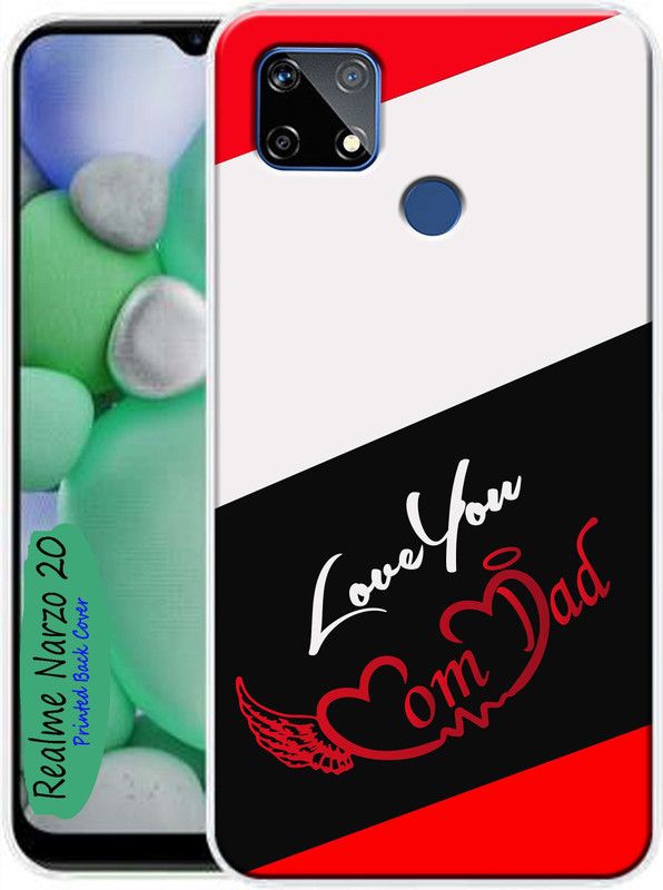 KENTAROELENE Back Cover for Realme Narzo 20, Narzo 20 Back Cover  (Multicolor, Dual Protection, Silicon, Pack of: 1)