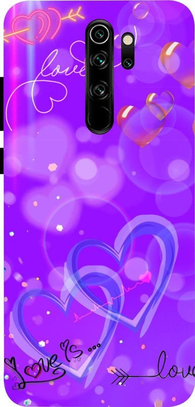 LIKELOOK Back Cover for Mi Redmi Note 8 Pro ( Heart, Theme )  (Multicolor, Shock Proof, Pack of: 1)