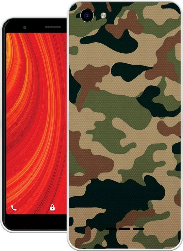 Print maker Back Cover for Lava Z61 Back Cover  (Multicolor, Grip Case, Silicon, Pack of: 1)