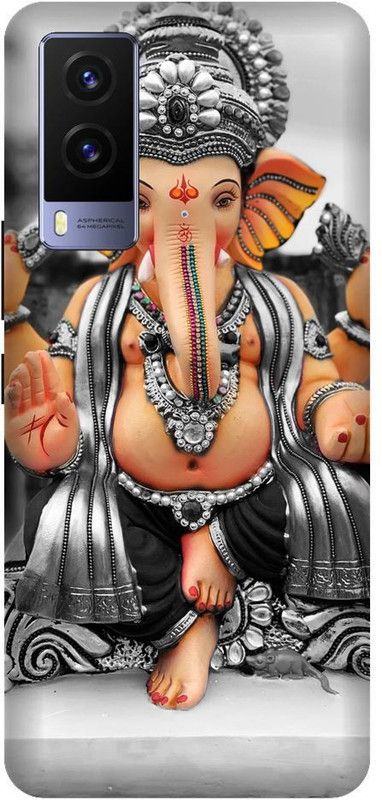 BYXIS Back Cover for Vivo V21E ganesh ji, Lord ganesh, God, Ganpati, ganpati bappa morya, Bhagwan, Cute  (Multicolor, Shock Proof, Pack of: 1)