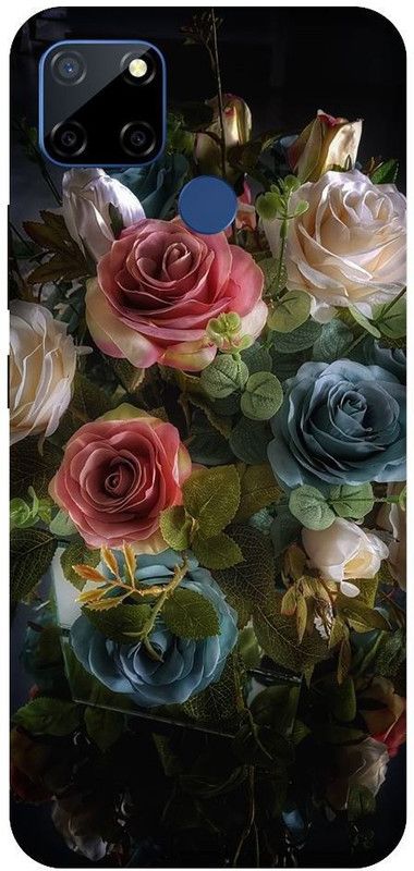 URCHIN Back Cover for Redmi 9C flowers, roses, floral, tropical, natural  (Multicolor, Shock Proof)