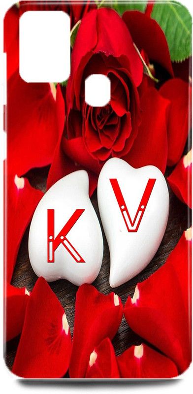 MP ARIES MOBILE COVER Back Cover for Samsung Galaxy M30s,K Loves V Name,K Name, V Letter, Alphabet,K Love V NAME  (Multicolor, Hard Case, Pack of: 1)
