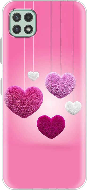 Fashionury Back Cover for Samsung Galaxy A22 5G  (Multicolor, Grip Case, Silicon, Pack of: 1)