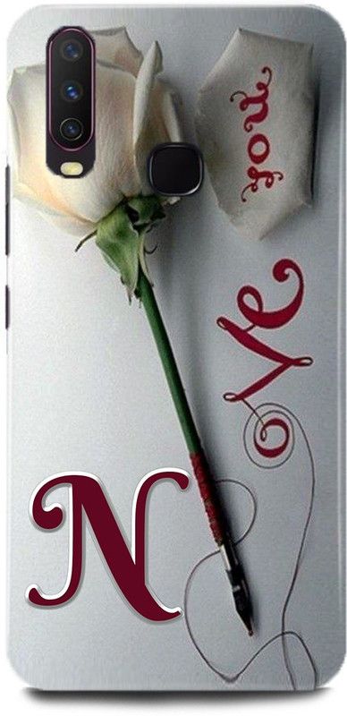 MP ARIES MOBILE COVER Back Cover for Vivo Y15,1901,N Loves N Name,N Name, N Letter, Alphabet,N Love N NAME  (Multicolor, Hard Case)