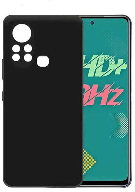 Empire Accessories Back Cover for Infinix Hot 11s Flexible soft candy case  (Black, Shock Proof, Silicon, Pack of: 1)