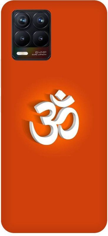 Thecoverking Back Cover for Realme 8 Pro  (Orange, White, Pack of: 1)