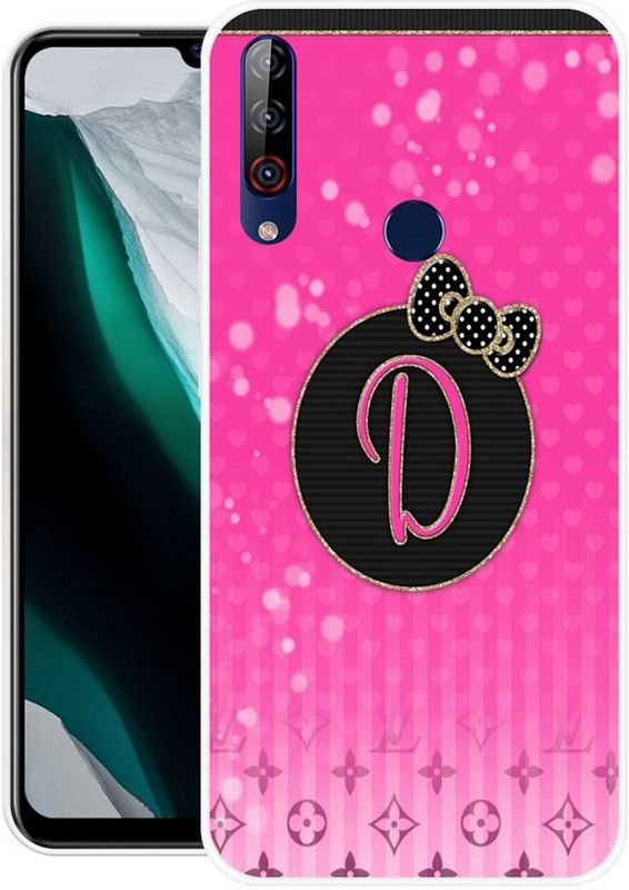 MUSKAY Back Cover for LG W30 Pro  (Pink, Grip Case, Silicon, Pack of: 1)
