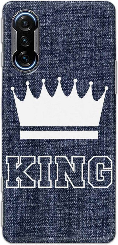 Casemaker Back Cover for Poco F3 GT  (Blue, Hard Case, Pack of: 1)