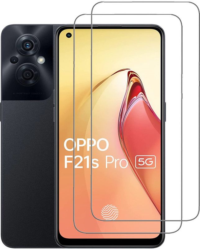 NKCASE Tempered Glass Guard for Oppo F21s Pro 5G  (Pack of 2)