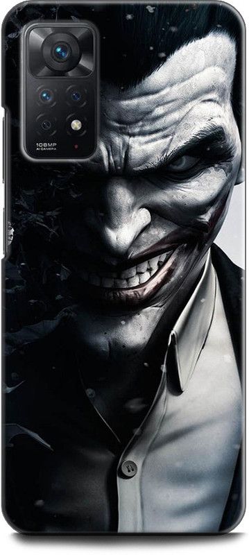 WallCraft Back Cover for REDMI Note 11 Pro JOKER, BATMAN, HEATH LEDGER, WHY SO SERIOUS  (Multicolor, Dual Protection)