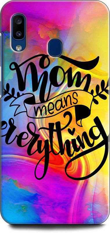 Afterglow Back Cover for SAMSUNG Galaxy A20 MOM AND DAD, DAD, I LOVE YOU, LOVE, MISSING, MOM  (Multicolor, Shock Proof, Pack of: 1)