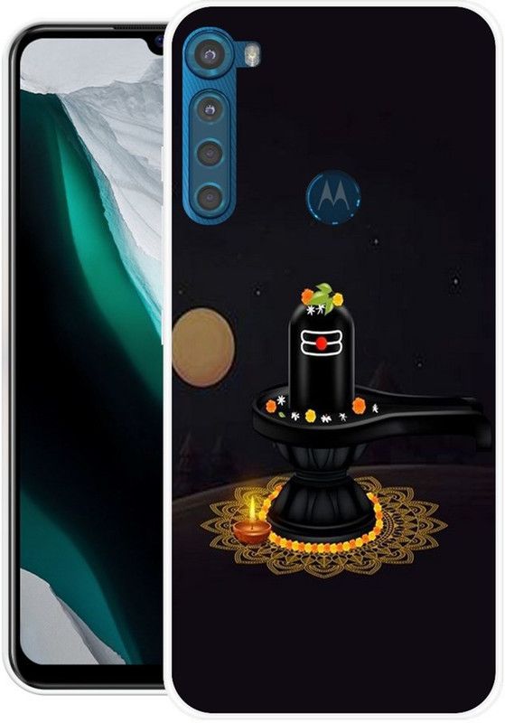 INDIALAND Back Cover for Motorola One Fusion Plus  (Black, Grip Case, Silicon, Pack of: 1)
