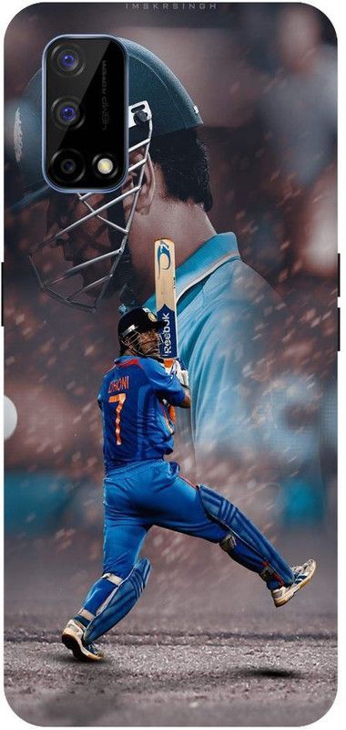 Bluvver Back Cover for Realme Narzo 30 Pro, RMX2117, Printed Ms Dhon, Mahendra Singh Dhoni Mobile Back Cover  (Multicolor, Hard Case, Pack of: 1)