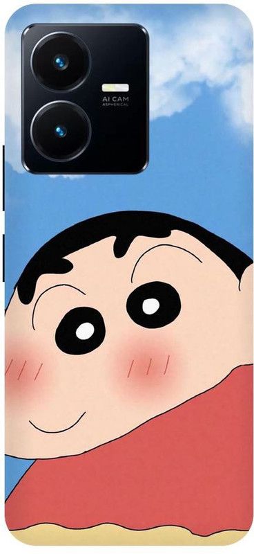 Vinsmoke Back Cover for Vivo Y35 Shinchan, Cute, Cartoon, Anime, Shinchan cover471  (Multicolor, Shock Proof, Pack of: 1)