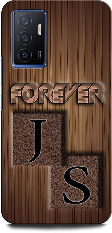 INTELLIZE Back Cover for VIVO V23e 5G JS, J LOVE S, S LOVE J, J LETTER, S LETTER, JS NAME  (Multicolor, Hard Case, Pack of: 1)