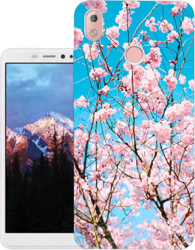 kridha Back Cover for Itel S42 back cover | flower | Design_133  (Multicolor, Flexible, Silicon, Pack of: 1)