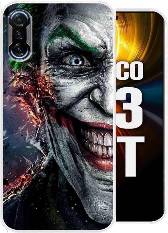 SuperQueen Back Cover for PocoF3 GT  (Multicolor, Silicon, Pack of: 1)