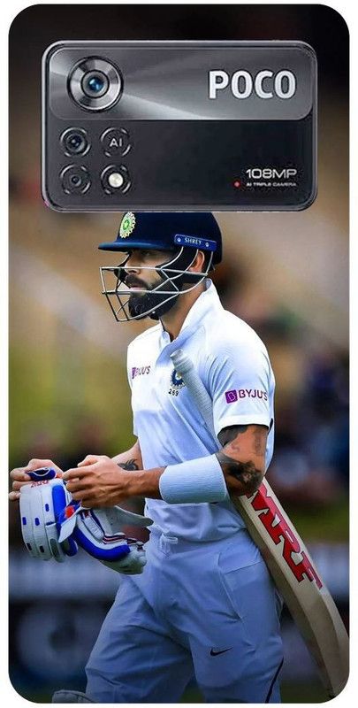 play fast Back Cover for POCO X4 Pro 5G, VIRAT, KOHLI, INDIAN, PLAYER, RCB  (White, Hard Case, Pack of: 1)