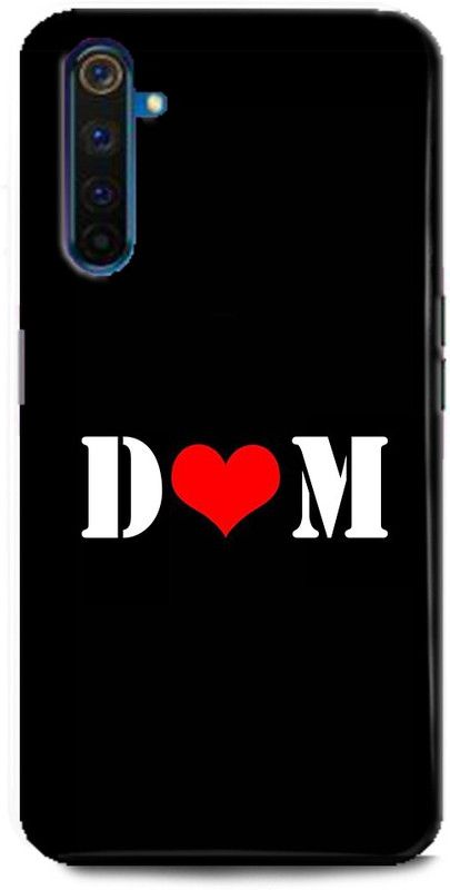 Afterglow Back Cover for Realme 6i D M, D LOVES M, NAME, LETTER, ALPHABET, DM LOVE, HART  (Multicolor, Shock Proof, Pack of: 1)