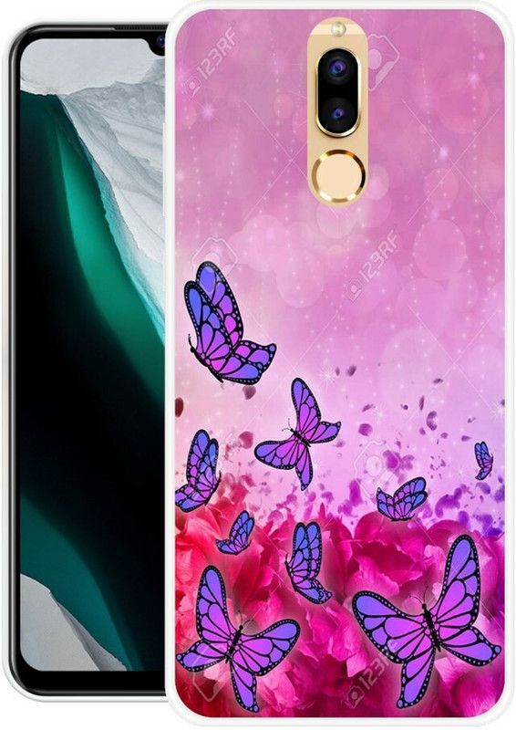 AnishkaPrints Back Cover for Honor 9i  (Pink, Waterproof, Silicon)