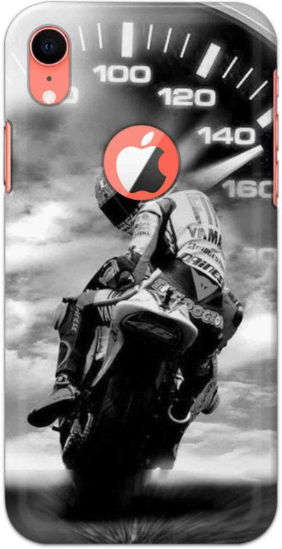 NDCOM Back Cover for iPhone XR Logo Cut Bike Lover Rider Printed  (Multicolor, Hard Case, Pack of: 1)