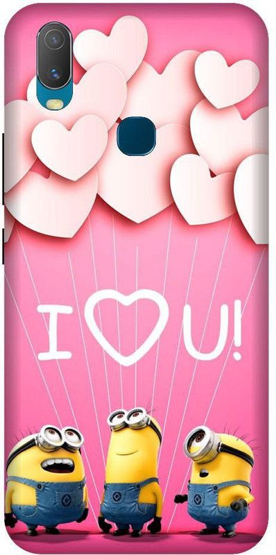 URCHIN Back Cover for Vivo Y17 minions, Cute, funny, cartoon, Minions cute, cute  (Multicolor, Shock Proof, Pack of: 1)