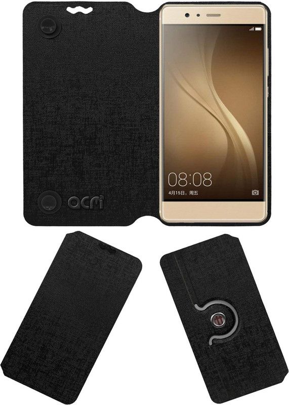 ACM Flip Cover for Akshat Rivo Rhythm Rx550 Phablet  (Black, Cases with Holder, Pack of: 1)