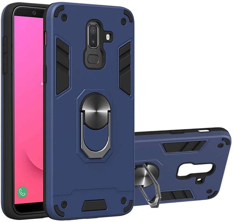 Elica Bumper Case for Samsung Galaxy A6+  (Blue, Rugged Armor, Pack of: 1)