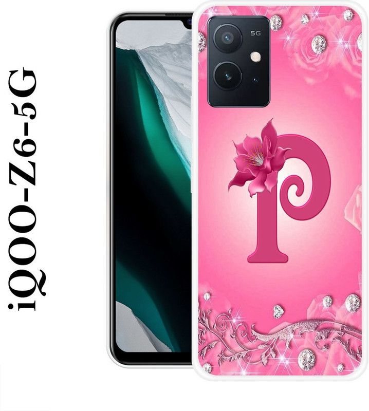 KLC Back Cover for IQOO Z6 5G  (Pink, Grip Case, Silicon)