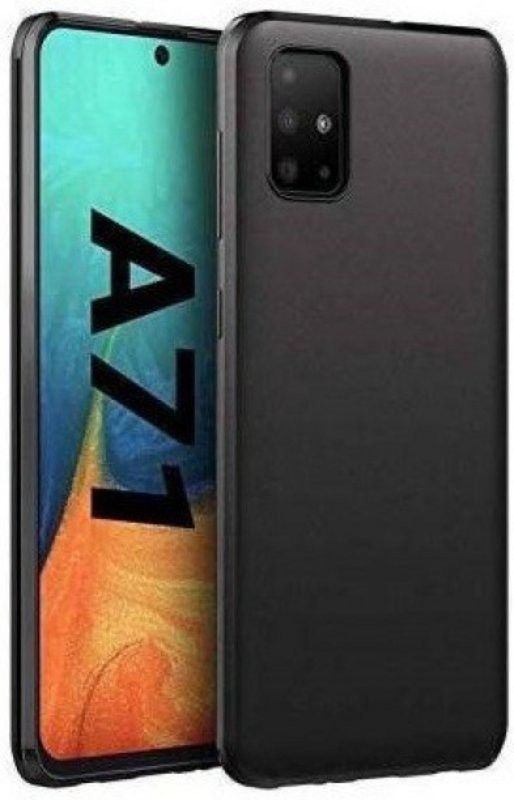 Skcase Back Cover for Samsung Galaxy A71 (4G)  (Black, Matte Finish)
