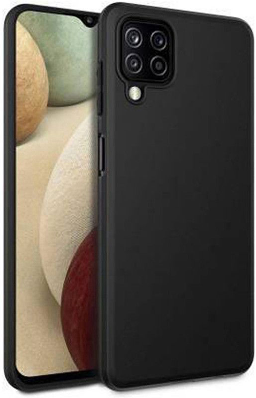 Mozo Back Cover for Samsung F12 (5G)  (Black, Silicon)