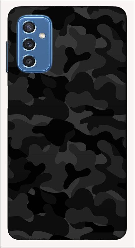iprinto Back Cover for Samsung Galaxy M52 5G Army Back Cover  (Black, Hard Case)