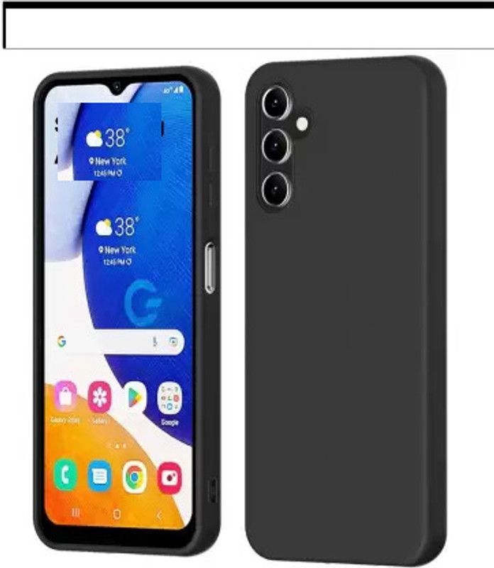Mobile Back Cover Bumper Case for Samsung Galaxy M23 5G  (Black, Shock Proof, Silicon, Pack of: 1)