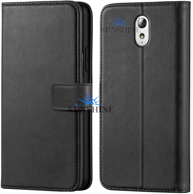 SUNSHINE Flip Cover for Lenovo- p1m For Leather Inside TPU with Card Pockets, Magnetic Closure  (Black, Hard Case, Pack of: 1)