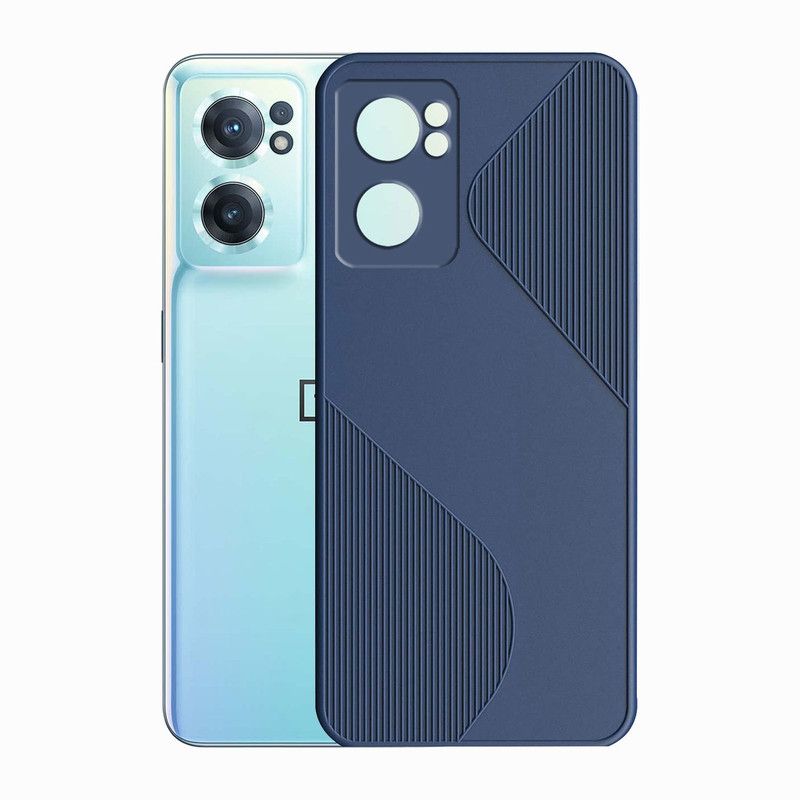 HUPSHY Back Cover for OnePlus Nord CE 2 5G  (Blue, Silicon, Pack of: 1)