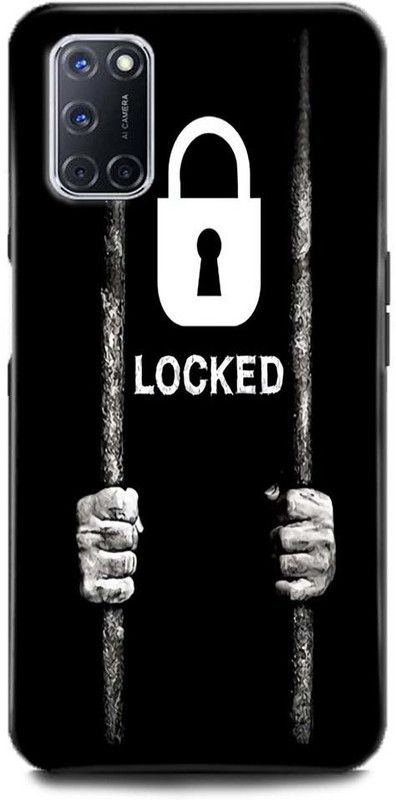 MP ARIES MOBILE COVER Back Cover for Samsung Galaxy A31, LOCKED, LOCKDOWN, LOCKED SING PRINTED  (Multicolor, Hard Case, Pack of: 1)