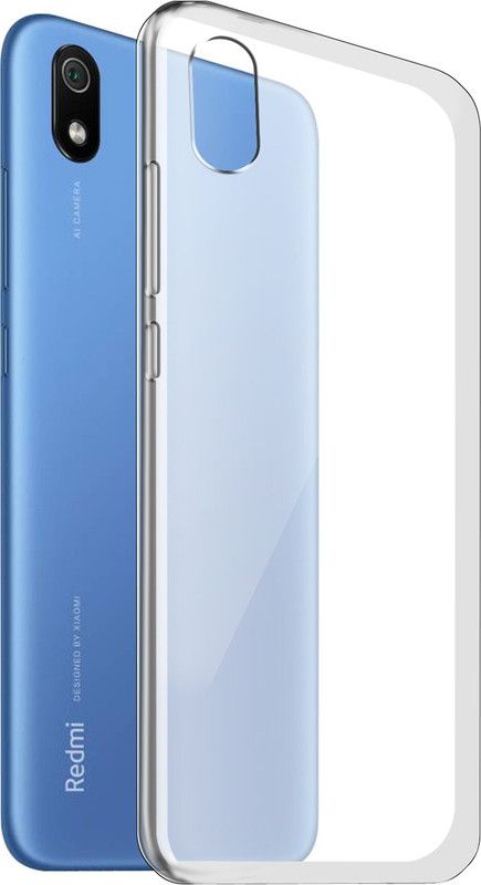 Nainz Back Cover for Mi Redmi 7A  (Transparent, Grip Case, Silicon, Pack of: 1)