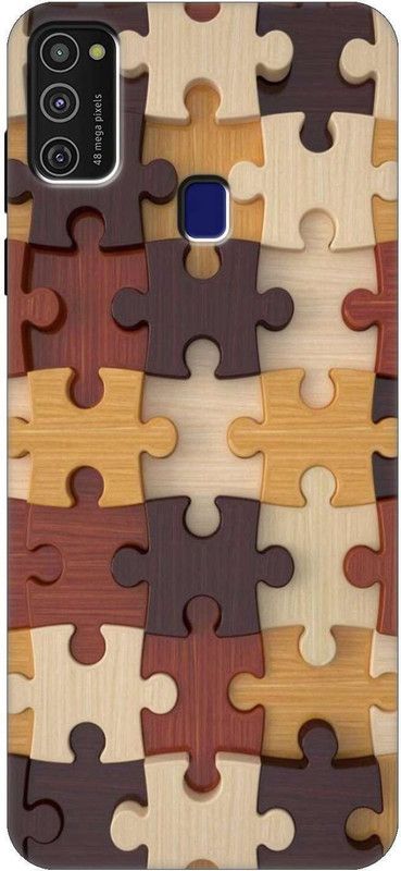 FlipCase Back Cover for Samsung Galaxy M30s  (Brown, Beige, Silicon, Pack of: 1)