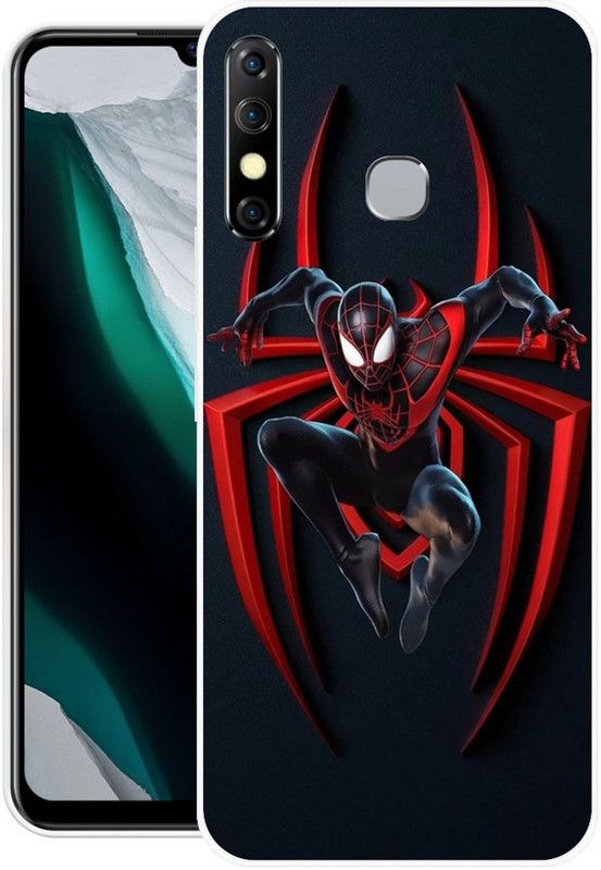 NEVYZAP Back Cover for Infinix Hot 8  (Multicolor, Grip Case, Silicon, Pack of: 1)