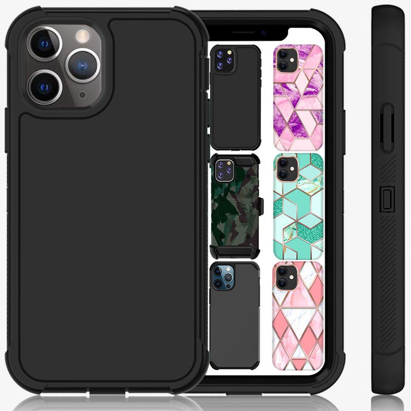 DuraSafe Cases Back Cover for Apple iPhone 11 Pro Max  (Black, Rugged Armor, Silicon, Pack of: 1)