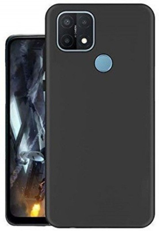 Chemforce Front & Back Case for Oppo A15  (Black, Pack of: 1)