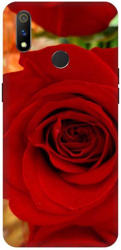THE NARAYANA COLLECTIONS Back Cover for REALME 3-RMX1825-GULAB,FOOL,ROSE,FLOWER,CUTE,LOVE  (Multicolor, Hard Case, Pack of: 1)
