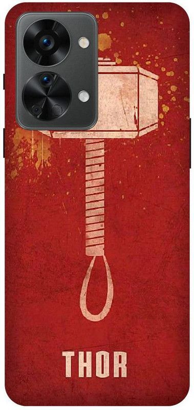 FRONK Back Cover for OnePlus Nord 2T 5G, THOR, AVENGER, HAMMER, AVENGERS  (Red, Hard Case, Pack of: 1)